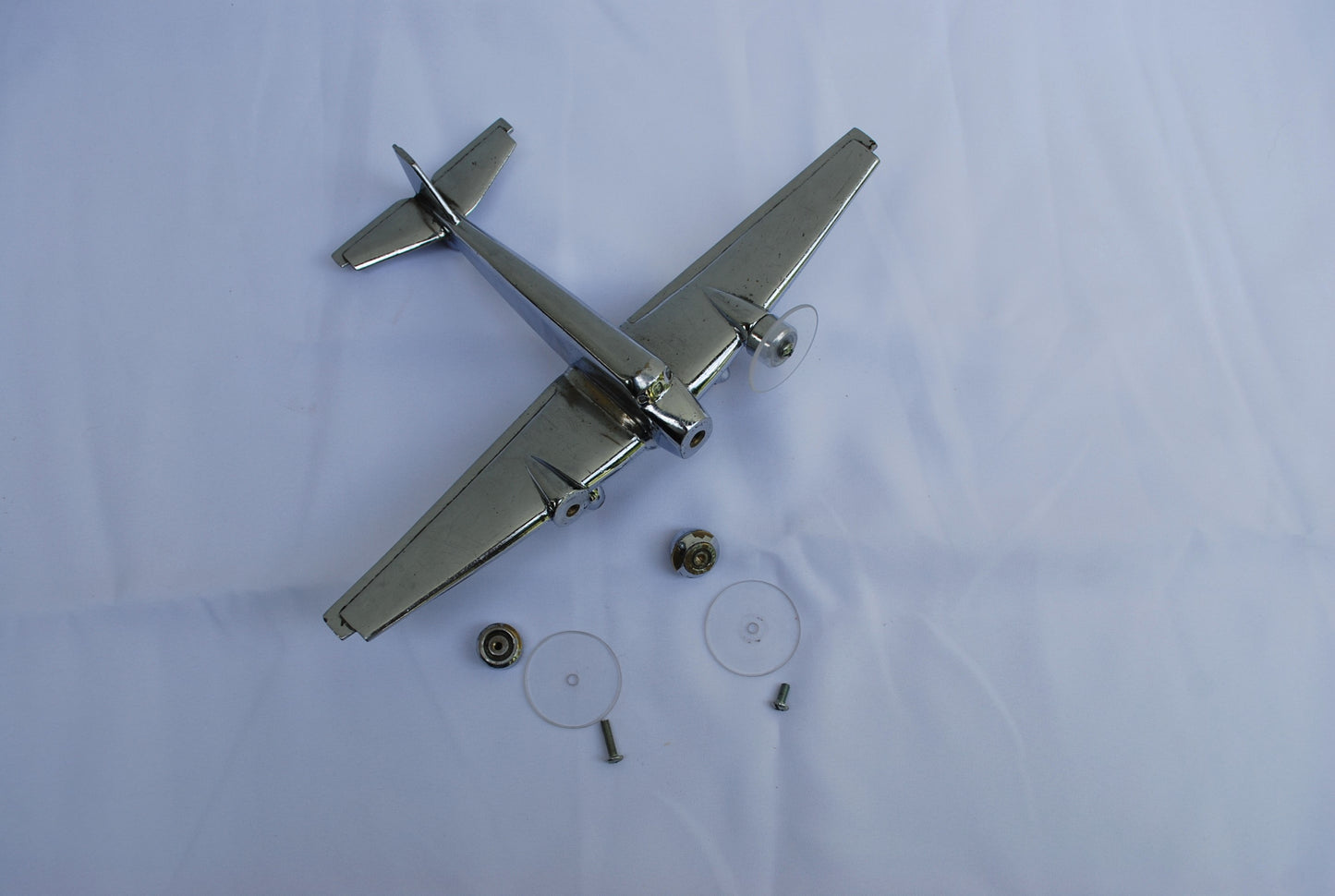 Junkers Ju-52 Messing verchroomd