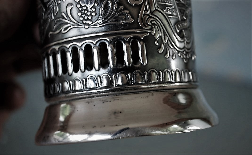 Melkhior Lenin 100 jaar THEE GLAS HOUDER Vintage CCCP Podstakannik