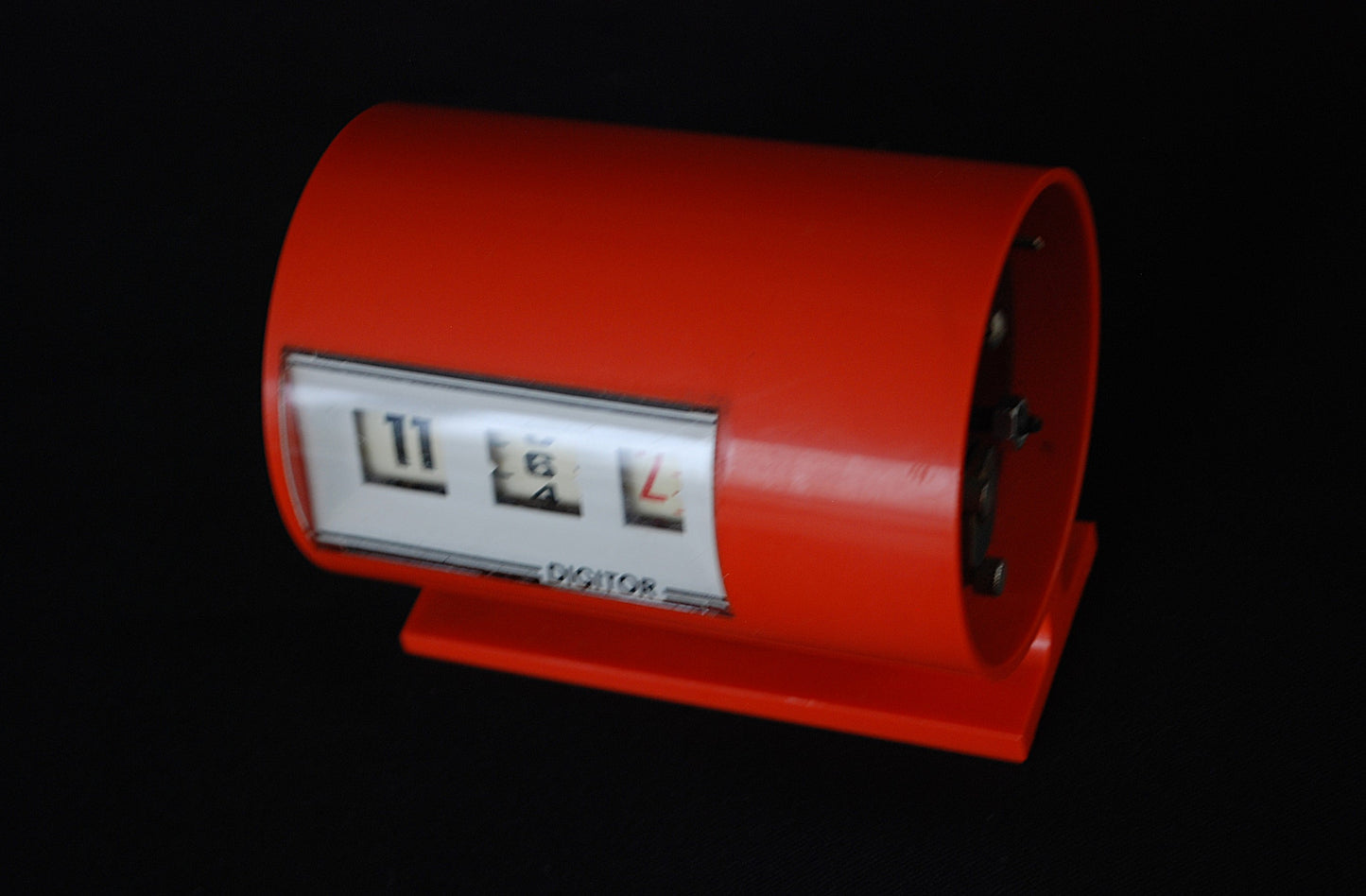 Funky Oranje 1970's Retro klok