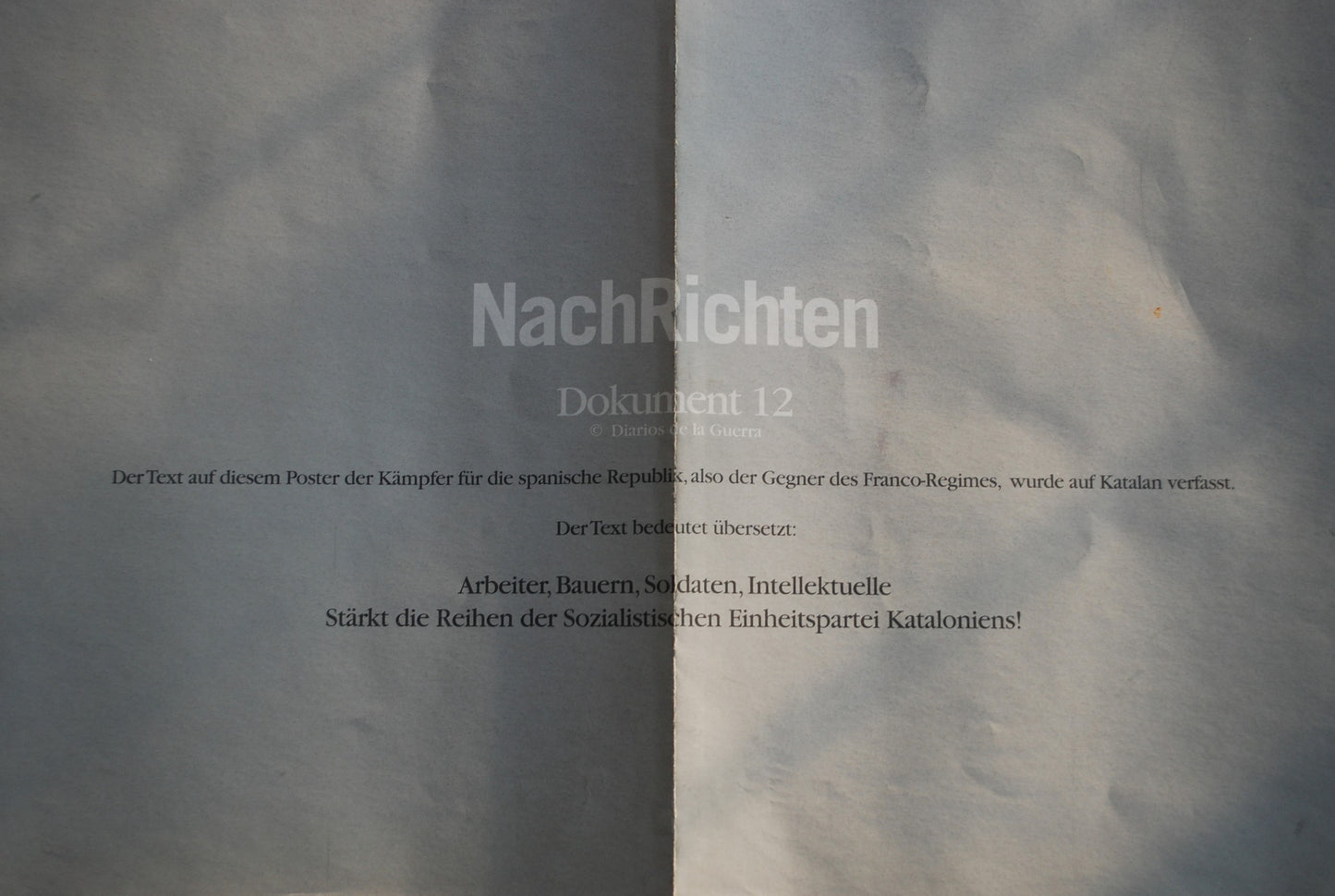 Preorder Poster Sovjet Spaanse burger oorlog 1956