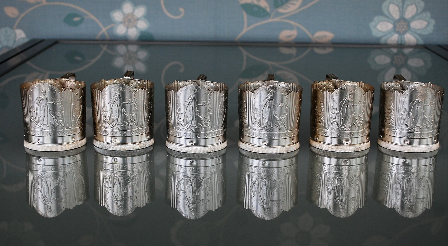 Russische Glashouder Verhalen uit de URAL 6 stuks, compleet set