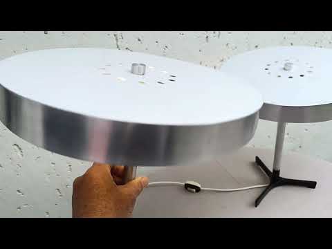Tafellamp 2 stuks VBKM Hongaarse fabrikant van elektrische apparatuur nr.2 *