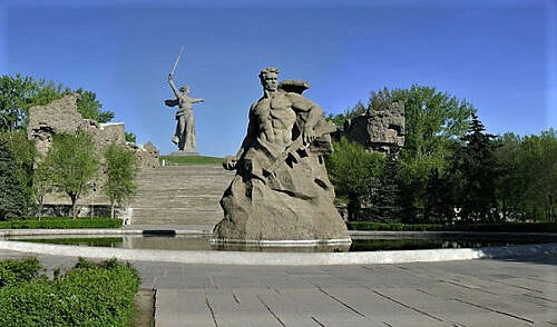 Standbeeld uit de voormalig Sovjet-Unie CCCP Volgograd