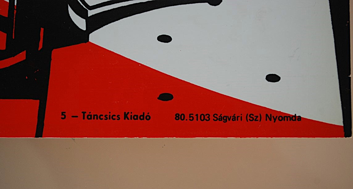 Communistische hard kunststof poster, Origineel, Aurora