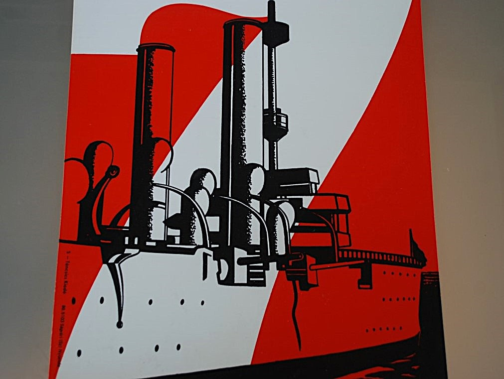 Communistische hard kunststof poster, Origineel, Aurora