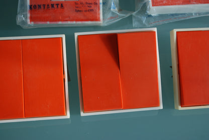 Preorder Retro 1970's lichtschakelaars origineel, nieuw