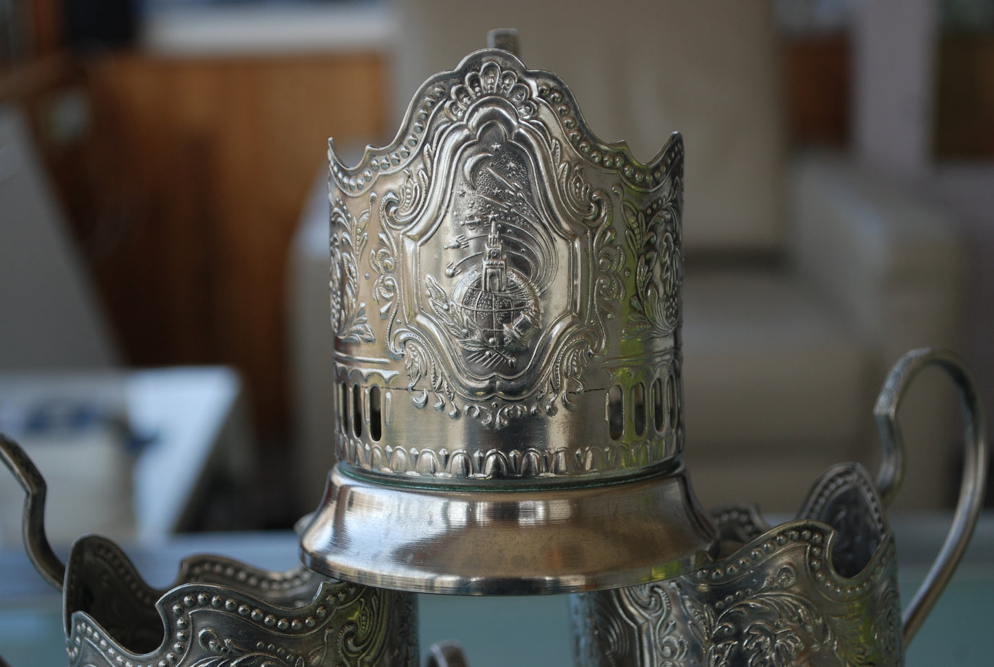 Rockets and satellites over Moscow Complete set of 6 pieces