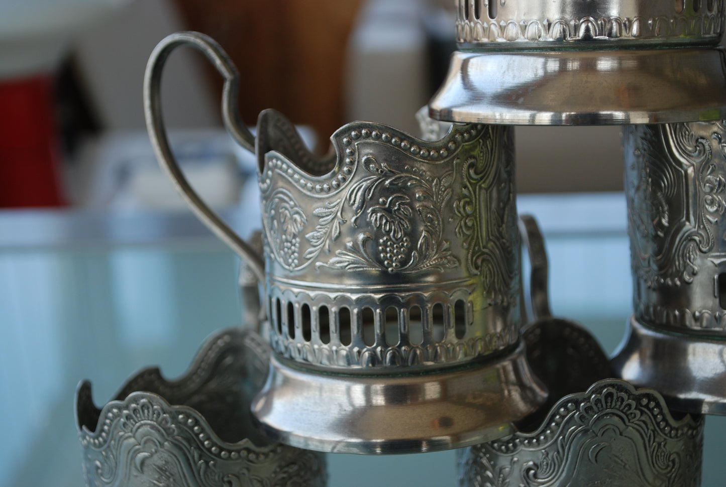 Rockets and satellites over Moscow Complete set of 6 pieces