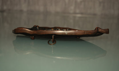 Jugendstil, Art Nouveau Naakte jonge vrouw in de golven