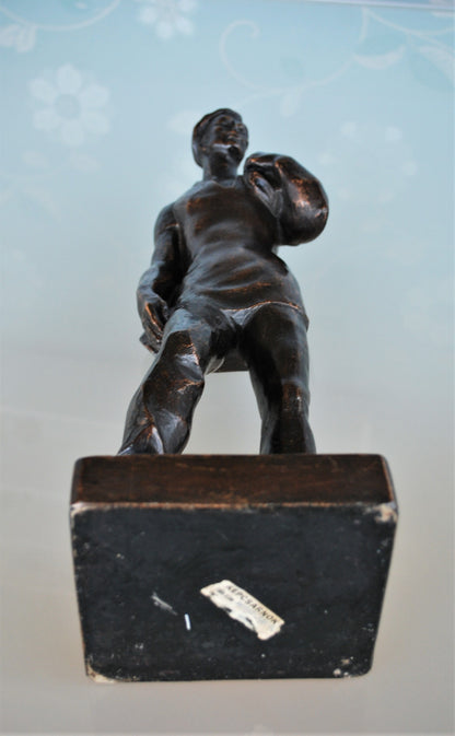 Enorm Gebronsd Beeld  Beeldhouwer  Károly Stöckert 1910-1991