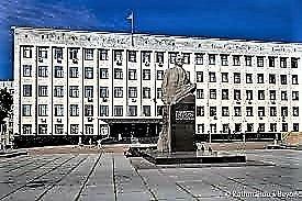 Raket geleerde. Sergei Korolev met sigaar