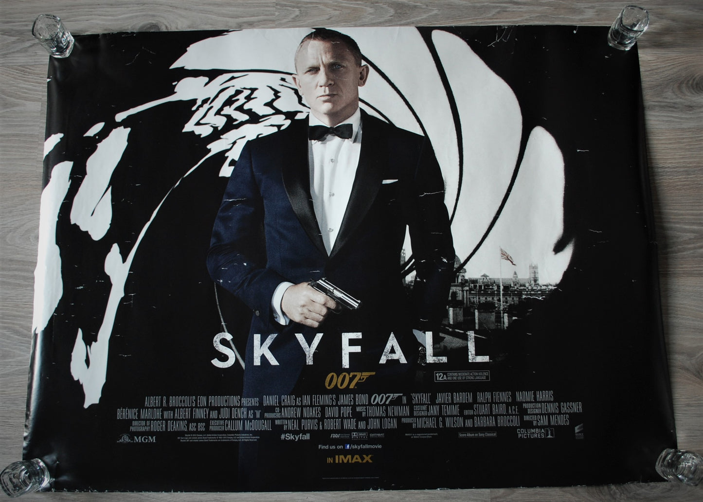 Originele Film Posters Dubbelzijdig Geprint Poster zijn van Engeland, Schotland en Ierland