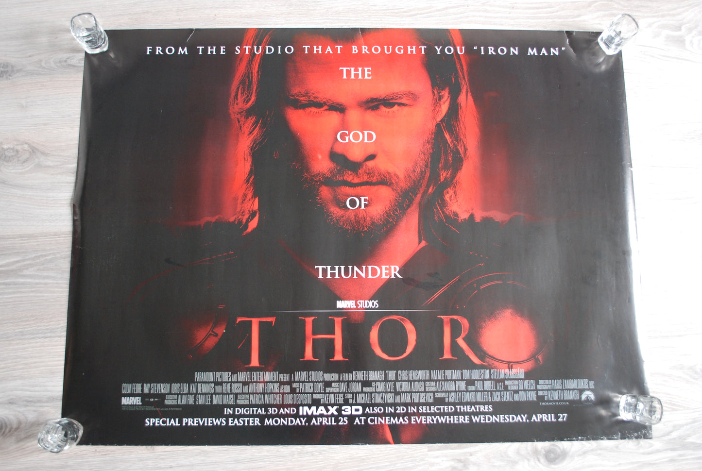 Originele Film Posters Dubbelzijdig Geprint Poster zijn van Engeland, Schotland en Ierland