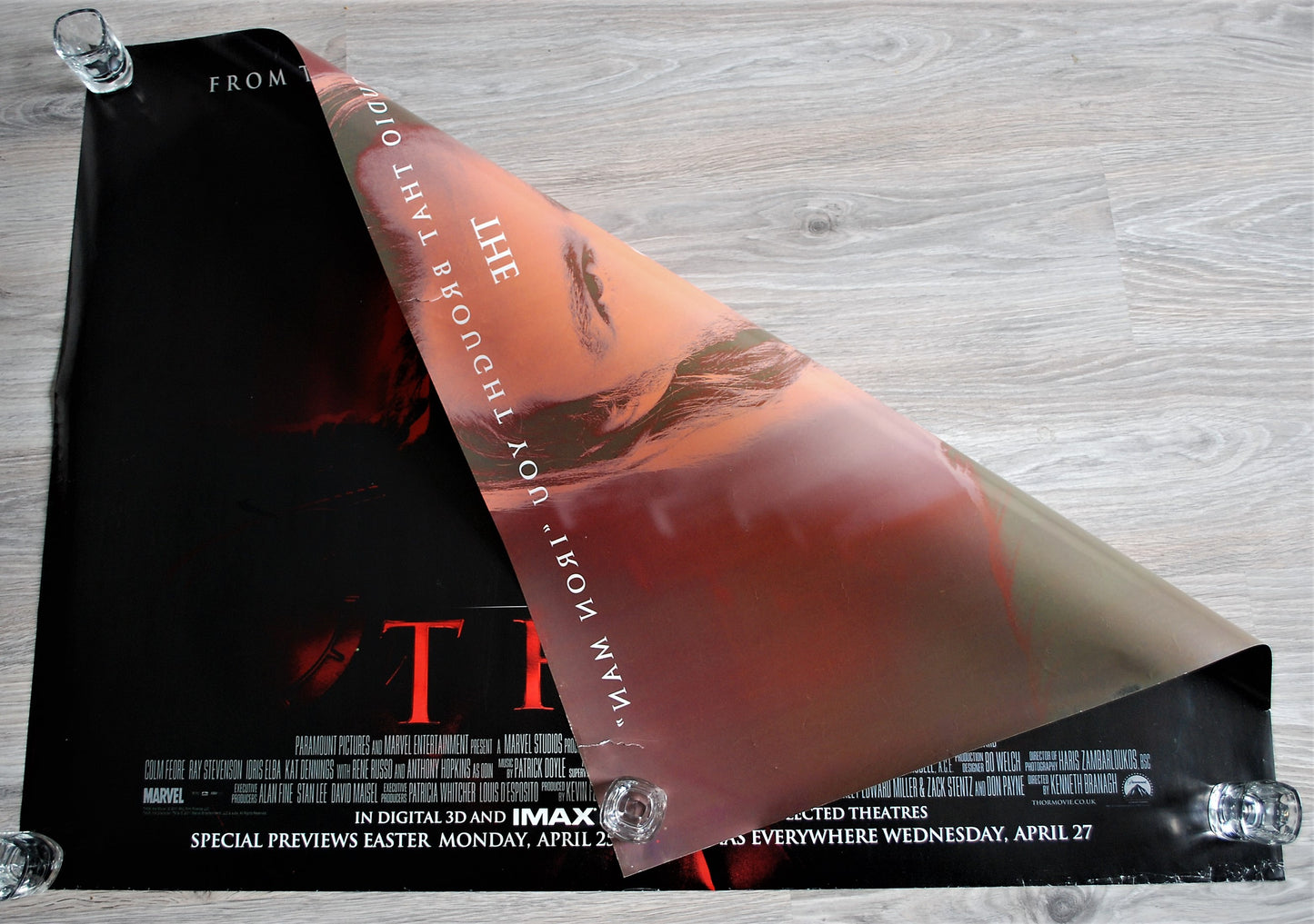 Originele Film Posters Dubbelzijdig Geprint Poster zijn van Engeland, Schotland en Ierland