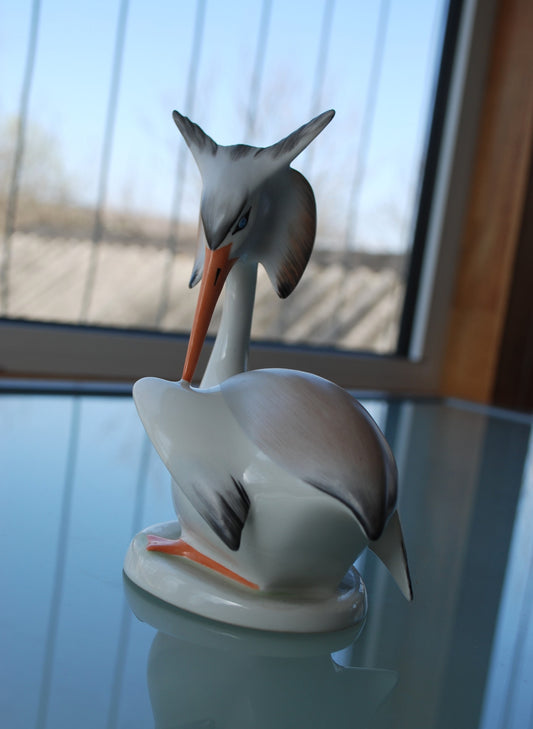 Preorder Long-tailed Tit Porcelain bird statue