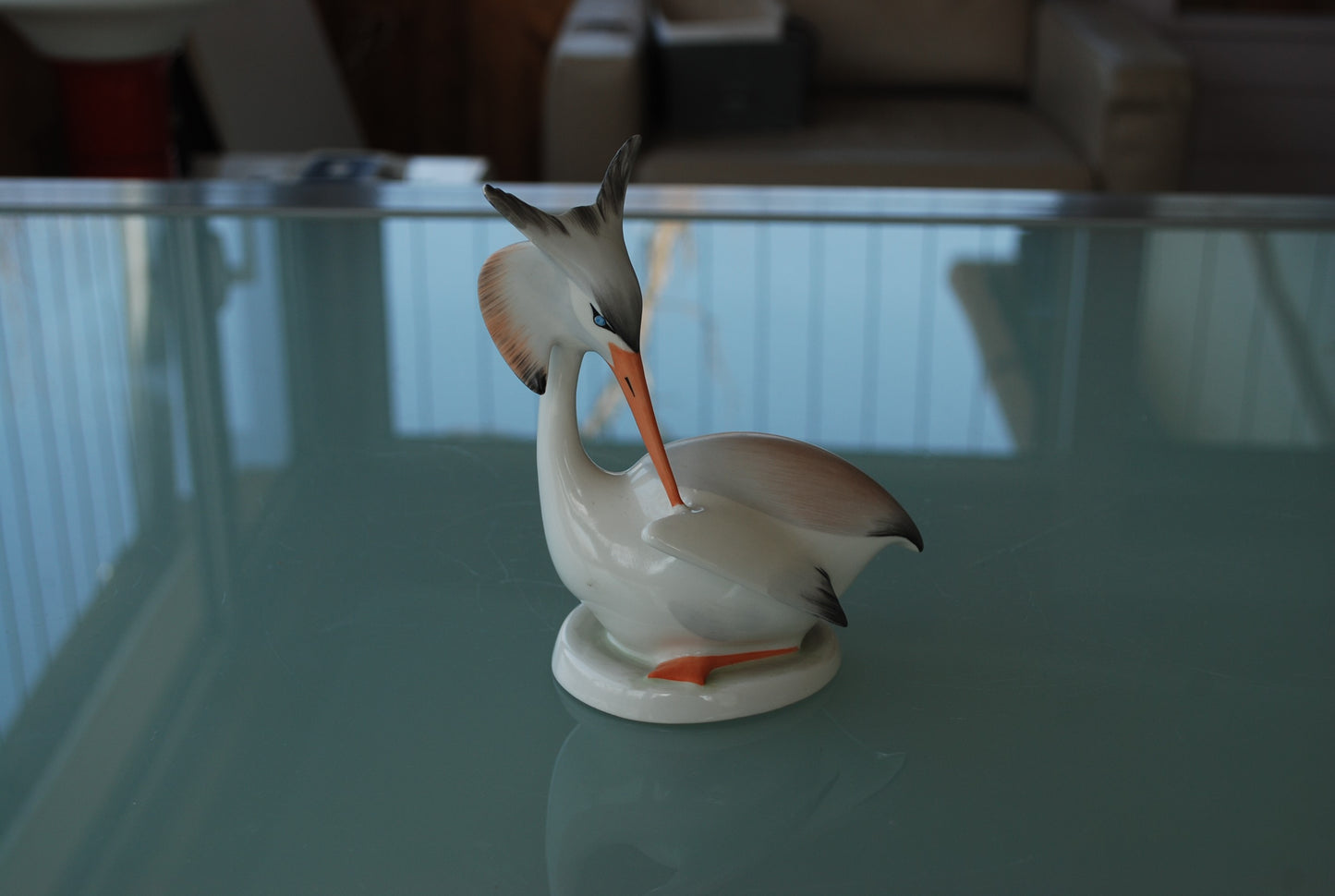 Preorder Long-tailed Tit Porcelain bird statue