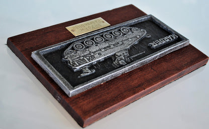 Bureau Plaque Duitse Tank Marder met ereschild pantser bataljon nr.82