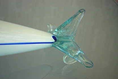 Stilistische Vliegtuig, Glas geïnspireerd door een Concorde of Tupolev TU-144