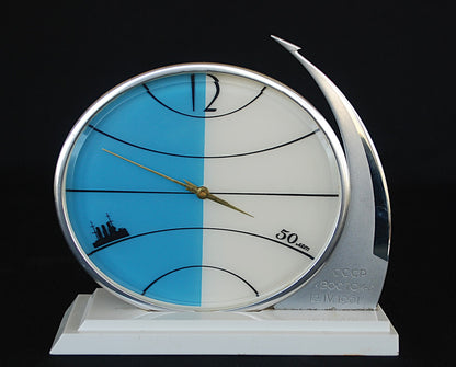 Klok 50 jaar CCCP 1967 Gagarin vlucht 1961, Marine uitvoering