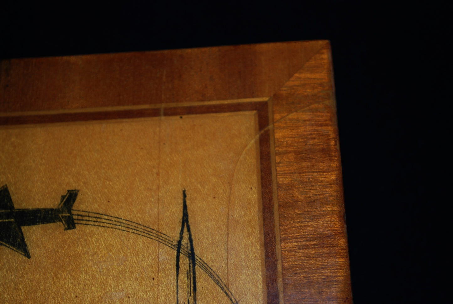 Luchtverdediging Trench art Houten Kist Warschaupact