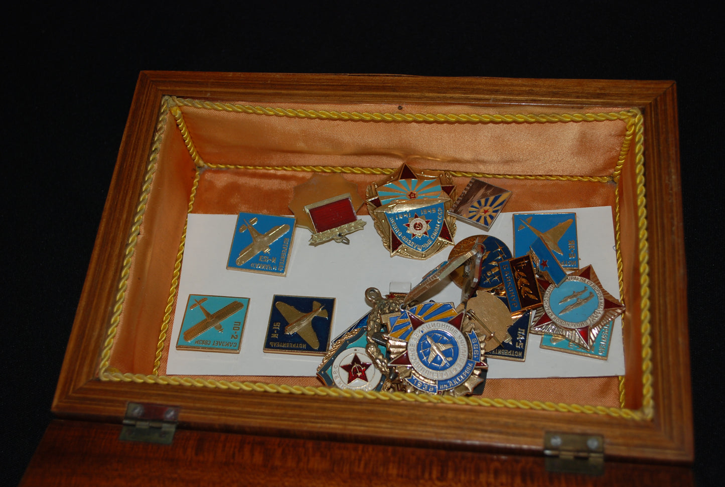 Luchtverdediging Trench art Houten Kist Warschaupact