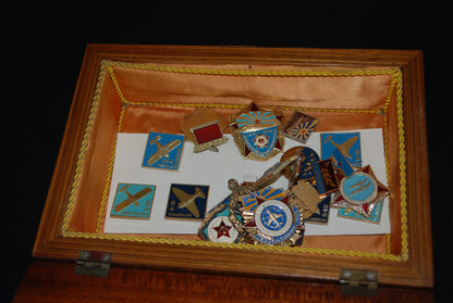 Luchtverdediging Trench art Houten Kist Warschaupact