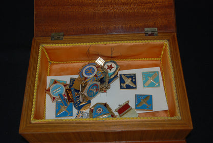 Luchtverdediging Trench art Houten Kist Warschaupact