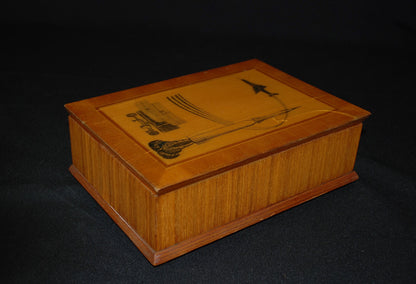 Luchtverdediging Trench art Houten Kist Warschaupact