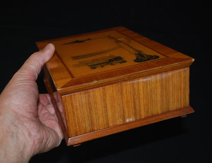 Luchtverdediging Trench art Houten Kist Warschaupact