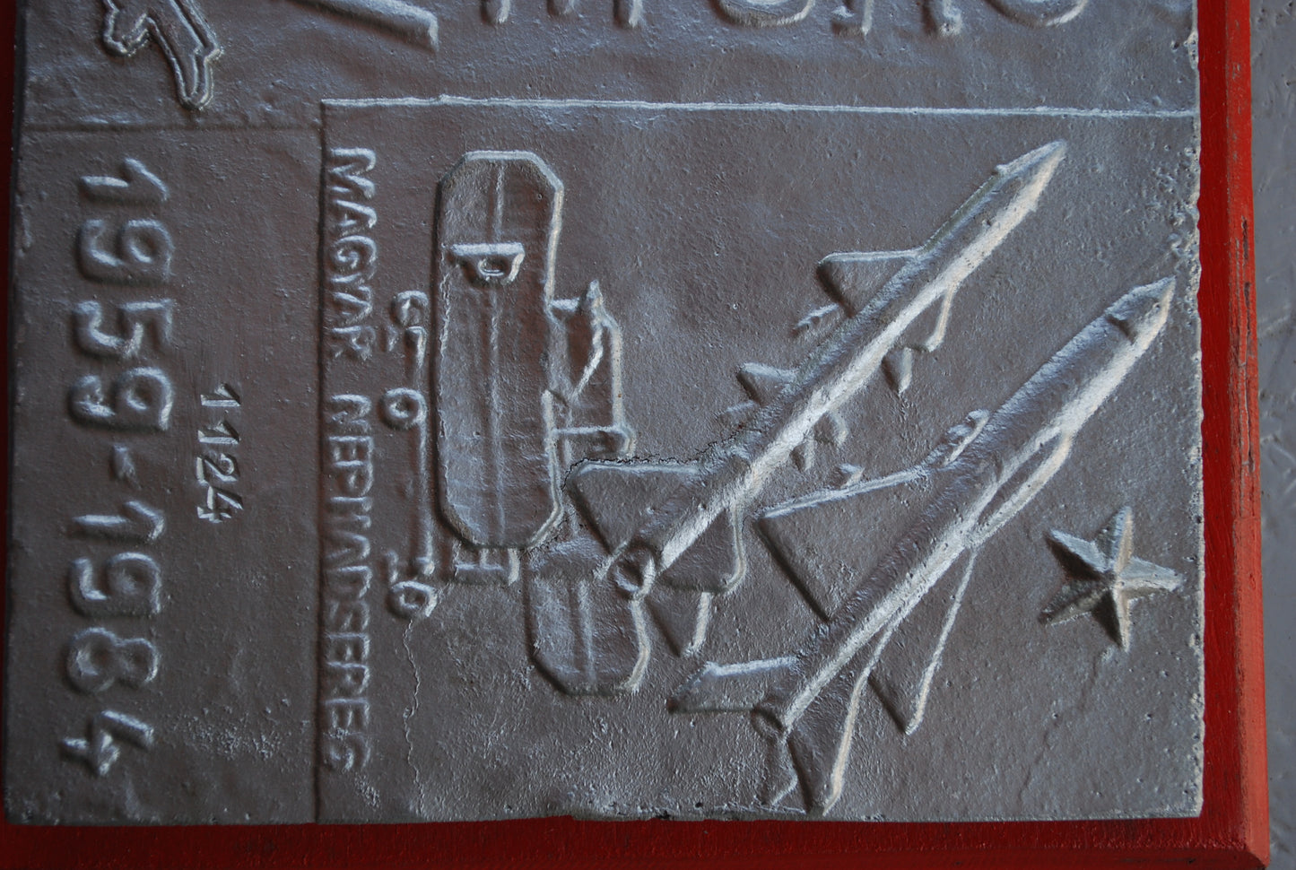 Socialistisch Hongarije Luchtverdedigingsplaque 25 jaar jubileum