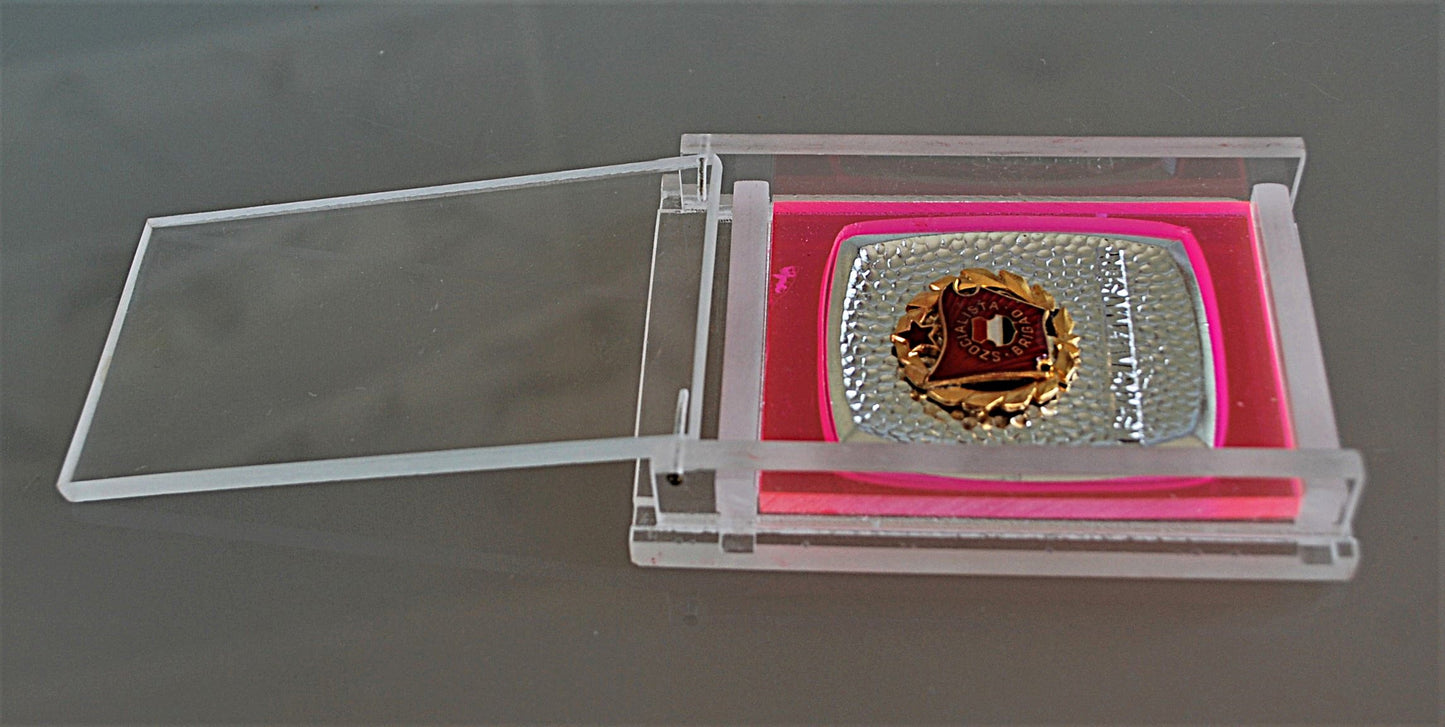 Medaille Plaque Socialistische Brigade