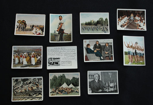 Preorder WW1 WO1 Originele Duitse sigarettenkaartjes uit 1937 Set 3