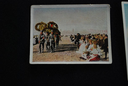 WW1 WO1 Originele Duitse sigarettenkaartjes uit 1937 Set 3