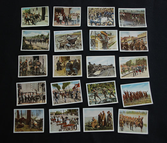 Preorder WW1 WO1 Originele Duitse sigarettenkaartjes uit 1937 Set 1
