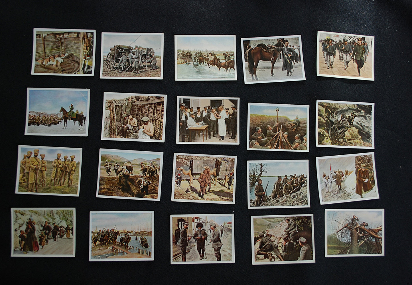 WW1 WO1 Originele Duitse sigarettenkaartjes uit 1937 Set 1