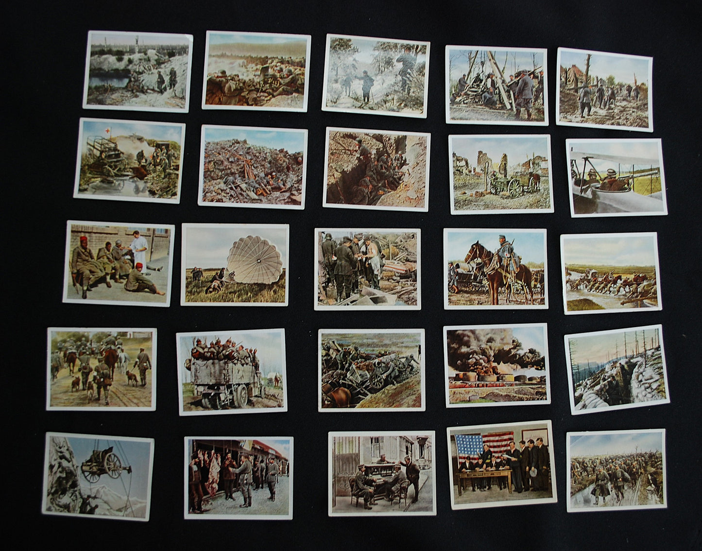 WW1 WO1 Originele Duitse sigarettenkaartjes uit 1937 Set 1