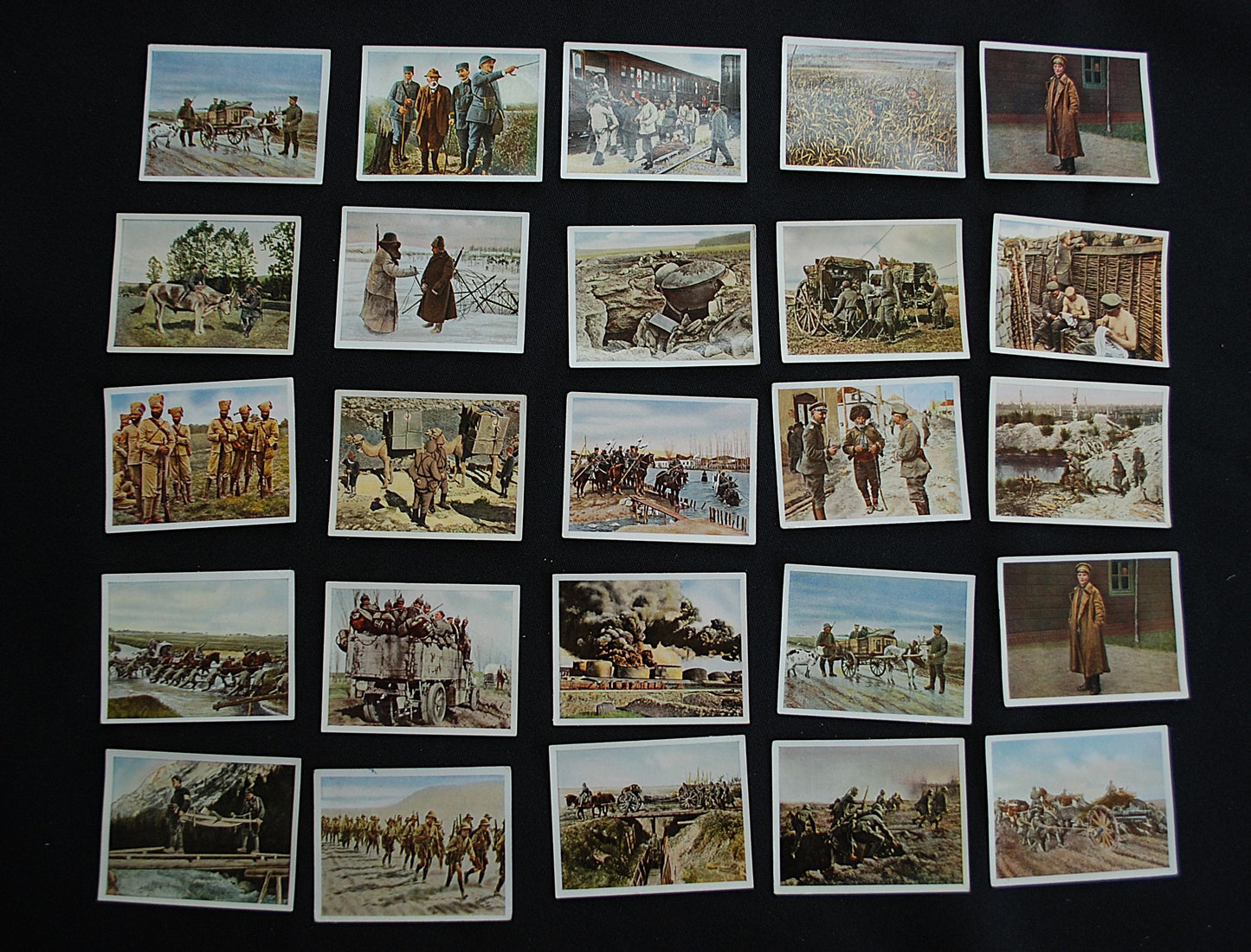 WW1 WO1 Originele Duitse sigarettenkaartjes uit 1937 Set 1