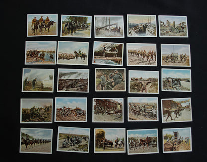 WW1 WO1 Originele Duitse sigarettenkaartjes uit 1937 Set 1