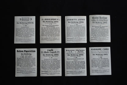 WW1 WO1 Originele Duitse sigarettenkaartjes uit 1937 Set 1