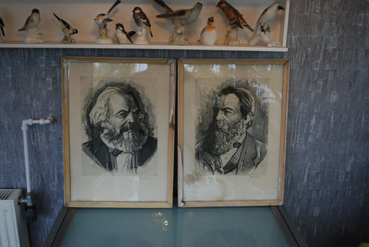 Preorder Erts Marx en Engels Origineel gesigneerd