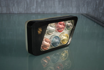 Preorder Vodka aluminium glazen in origineel doos