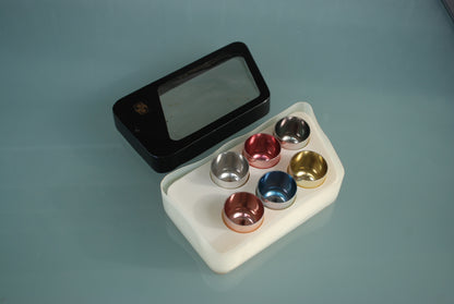 Preorder Vodka aluminium glazen in origineel doos