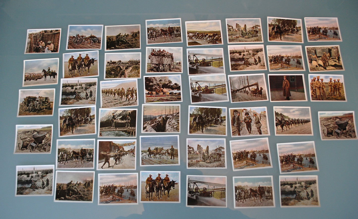 WW1 WO1 Originele Duitse sigarettenkaartjes uit 1937 Set 2