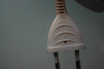 Retro Lamp Red White Cubist shape