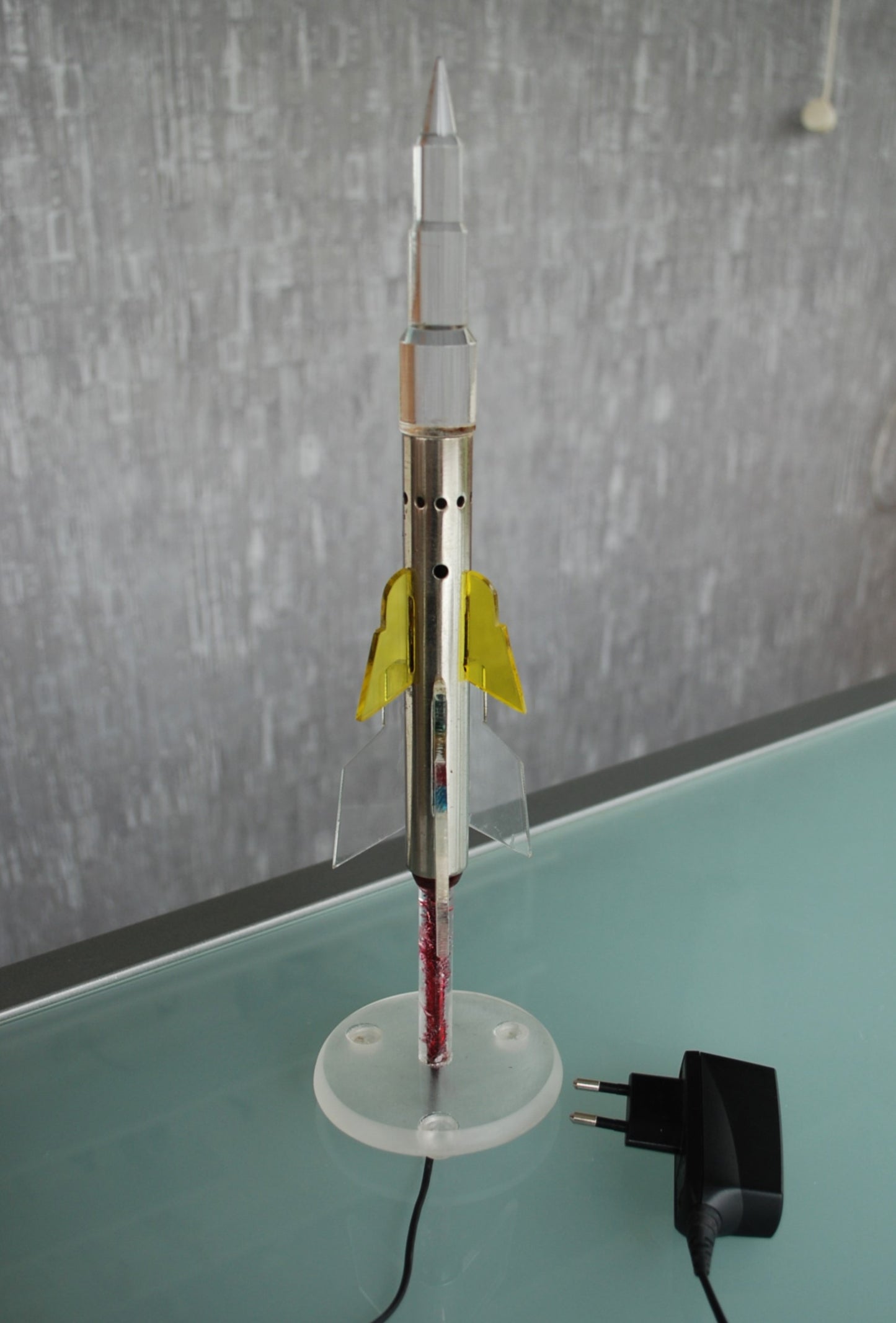 Rocket Table Lamp Launch In honor of the first space flight VOSTOK Yuri Gagarin