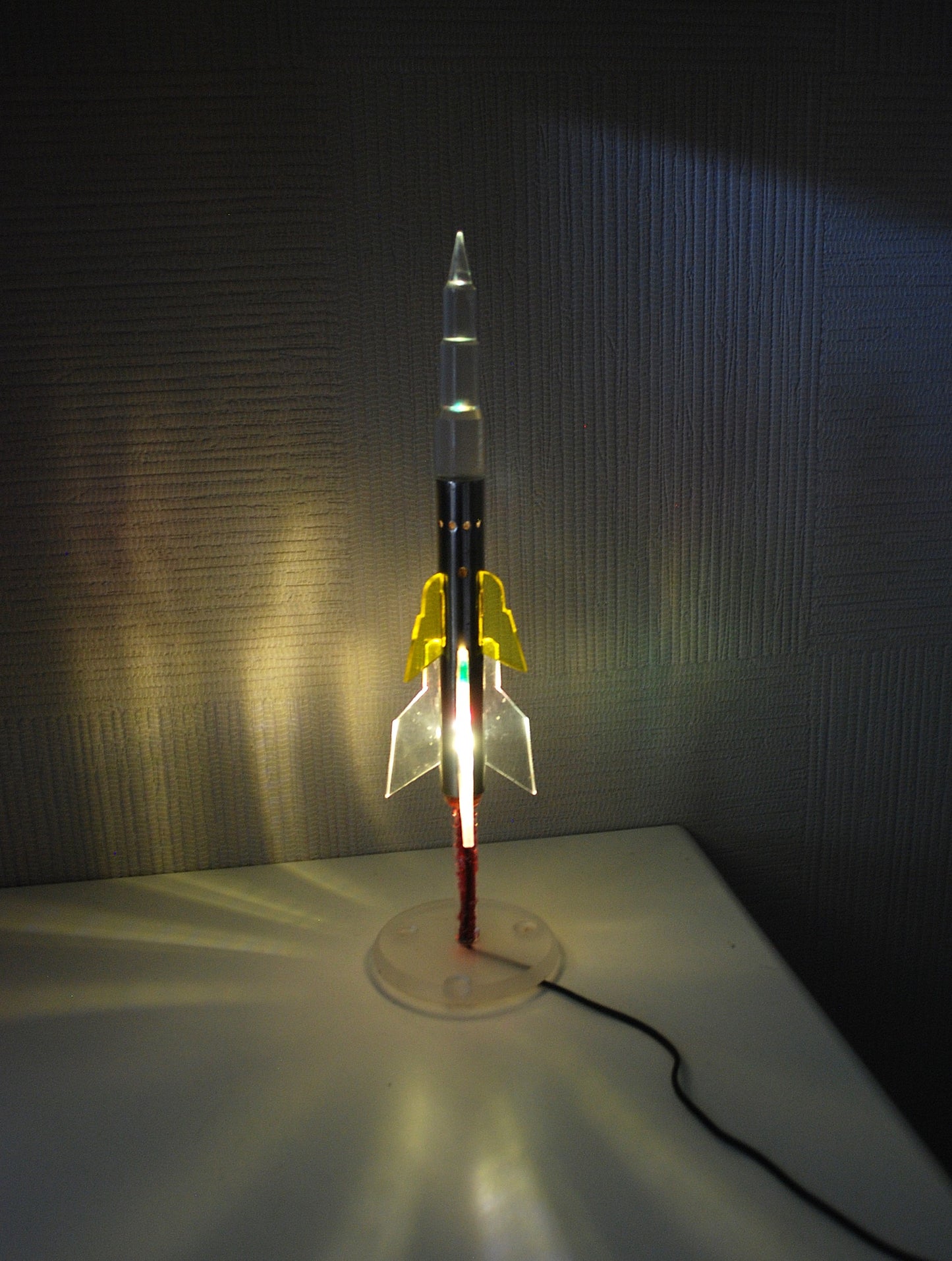 Rocket Table Lamp Launch In honor of the first space flight VOSTOK Yuri Gagarin