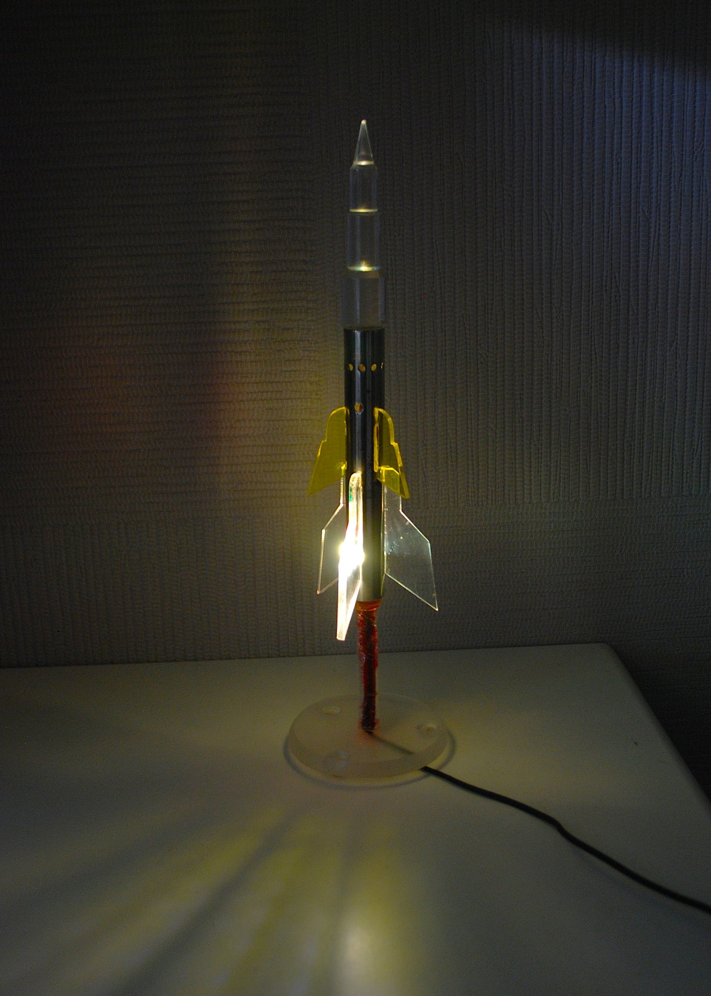 Rocket Table Lamp Launch In honor of the first space flight VOSTOK Yuri Gagarin