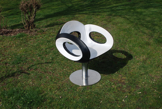 Stoel Pop art space age Poltrona Papalla ontworpen door Italiaanse ontwerper Santo Denti. *