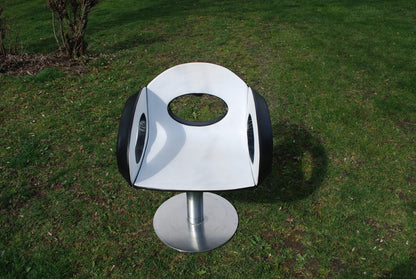 Stoel Pop art space age Poltrona Papalla ontworpen door Italiaanse ontwerper Santo Denti. *