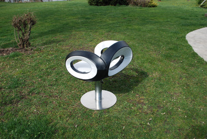 Stoel Pop art space age Poltrona Papalla ontworpen door Italiaanse ontwerper Santo Denti. *